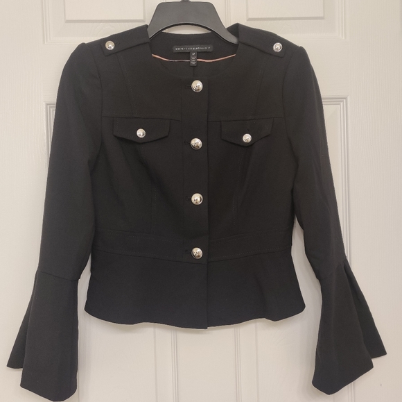 WHBM Bell-Sleeve Peplum Jacket 🖤 (4P) - Picture 5 of 14